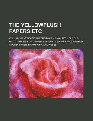 Book cover for The Yellowplush Papers Etc