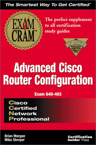 Book cover for CCNP Advanced Cisco Configuration Exam Cram