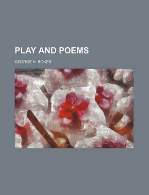 Book cover for Play and Poems