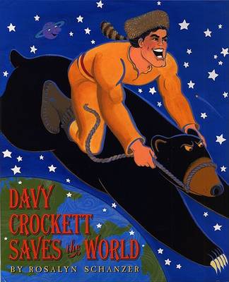 Book cover for Davy Crockett Saves the World