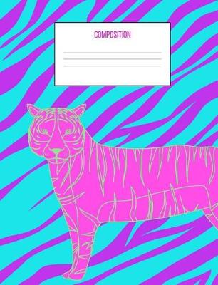 Book cover for Funky Tiger Composition Notebook