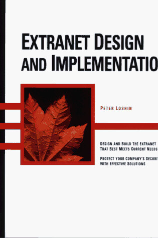 Cover of Extranet Design and Implementation