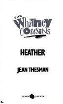 Book cover for The Whitney Cousins : Heather