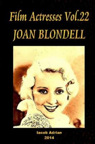 Cover of Film Actresses Vol.22 JOAN BLONDELL