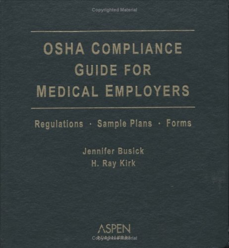 Book cover for OSHA Compliance Guide for Medical Employers