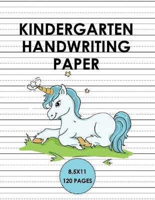 Book cover for Kindergarten Handwriting Paper