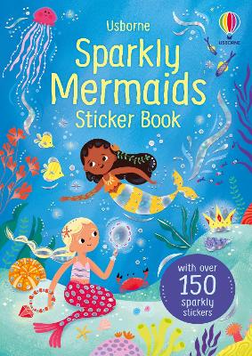 Book cover for Sparkly Mermaids Sticker Book