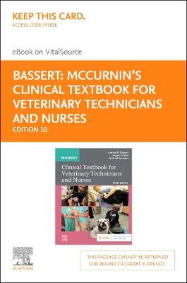 Book cover for Mccurnin'S Clinical Textbook for Veterinary Technicians and Nurses Elsevier eBook on Vitalsource (Retail Access Card)