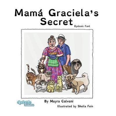 Book cover for Mamá Graciela's Secret Dyslexic Font