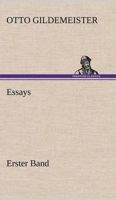 Book cover for Essays - Erster Band