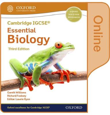 Cover of Cambridge IGCSE® & O Level Essential Biology: Enhanced Online Student Book Third Edition