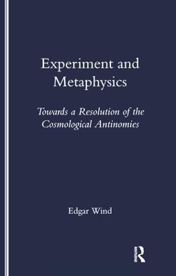 Book cover for Experiment and Metaphysics