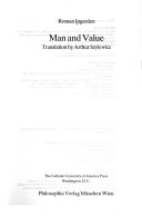 Cover of Man and Value