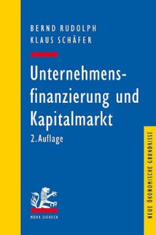 Cover of Unternehmensfinanzierung und Kapitalmarkt