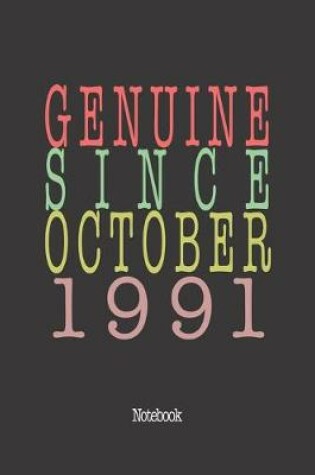 Cover of Genuine Since October 1991