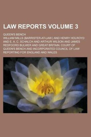 Cover of Law Reports; Queen's Bench Volume 3