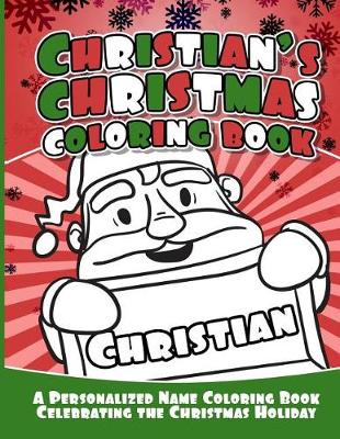 Book cover for Christian's Christmas Coloring Book