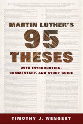Book cover for Martin Luther's Ninety-Five Theses