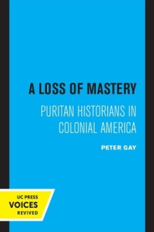 Cover of A Loss of Mastery