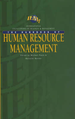 Book cover for IEBM Handbook of Human Resource Management