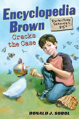 Book cover for Encyclopedia Brown Cracks the Case
