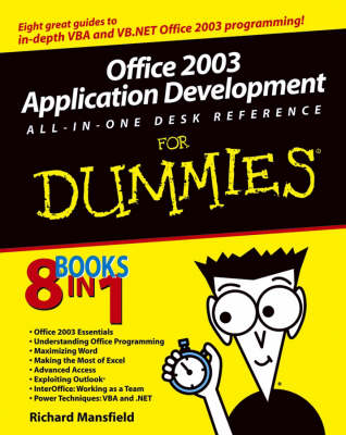 Book cover for Office 2003 Application Development All-in-One Desk Reference For Dummies