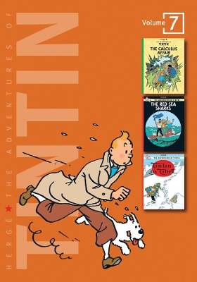 Cover of The Adventures of Tintin: Volume 7 (Compact Editions)