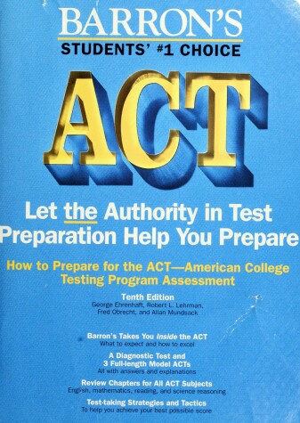 Book cover for How to Prepare for the ACT, American College Testing Assessment Program