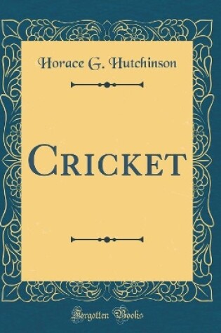 Cover of Cricket (Classic Reprint)