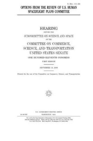 Cover of Options from the Review of U.S. Human Spaceflight Plans Committee