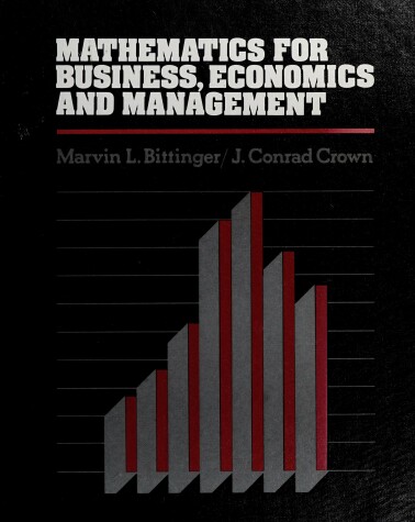 Book cover for Mathematics for Business, Economics and Management