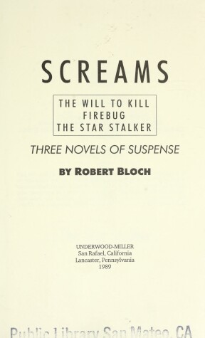 Book cover for Screams