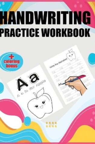 Cover of Handwriting Practice Workbook for the Alphabet for Kids