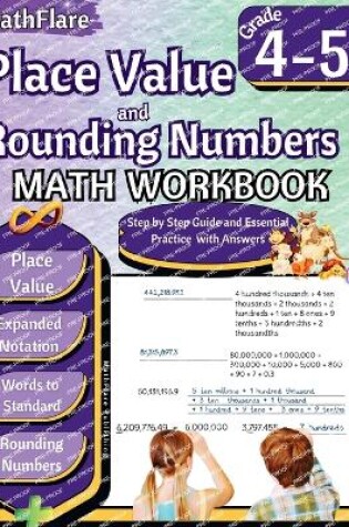 Cover of Place Value and Expanded Notations Math Workbook 4th and 5th Grade