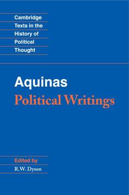 Book cover for Aquinas: Political Writings