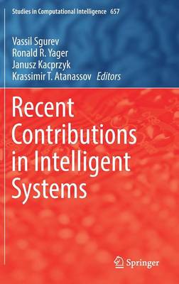 Cover of Recent Contributions in Intelligent Systems