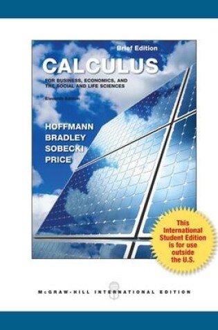 Cover of Calculus for Business, Economics, and the Social and Life Sciences, Brief Version