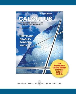 Book cover for Calculus for Business, Economics, and the Social and Life Sciences, Brief Version