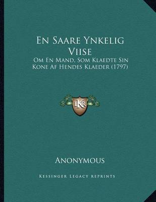 Book cover for En Saare Ynkelig Viise