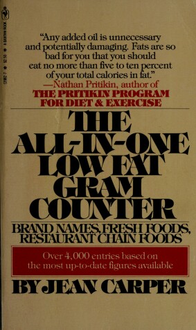 Book cover for All-In-One Low Fat Counter