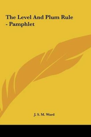 Cover of The Level and Plum Rule - Pamphlet