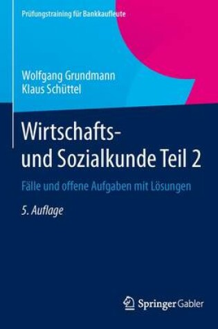 Cover of Wirtschafts- Und Sozialkunde Teil 2