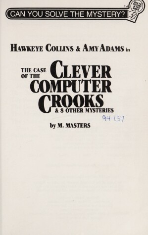 Book cover for Case of the Clever Computer Crooks