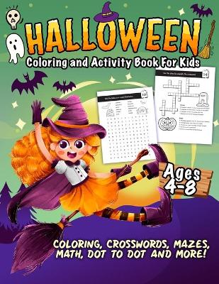 Book cover for Coloring and Activity Book - Halloween Edition