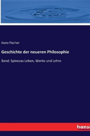 Cover of Geschichte der neueren Philosophie