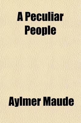 Book cover for A Peculiar People; The Doukhobors