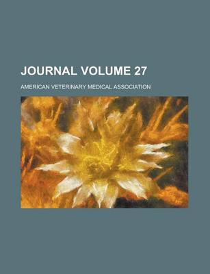 Book cover for Journal Volume 27