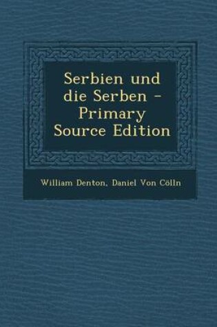 Cover of Serbien Und Die Serben