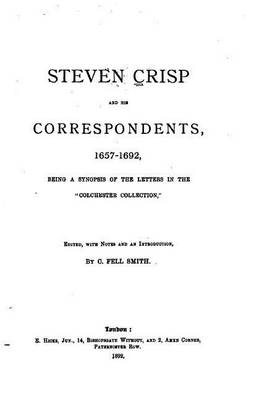 Book cover for Steven Crisp and His Correspondents