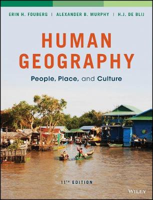 Book cover for Human Geography: People, Place, and Culture, 11E + Wileyplus Learning Space Registration Card